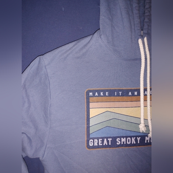 Comfy Blue Hoodie - Picture 6 of 6